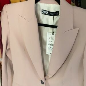 Zara Blush Pink Blazer